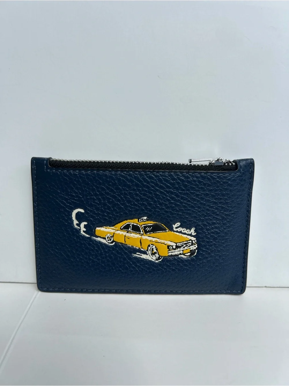 Y2K Vintage Coach Signature Jacquard Wristlet with Plum Stripe & Leather Trim